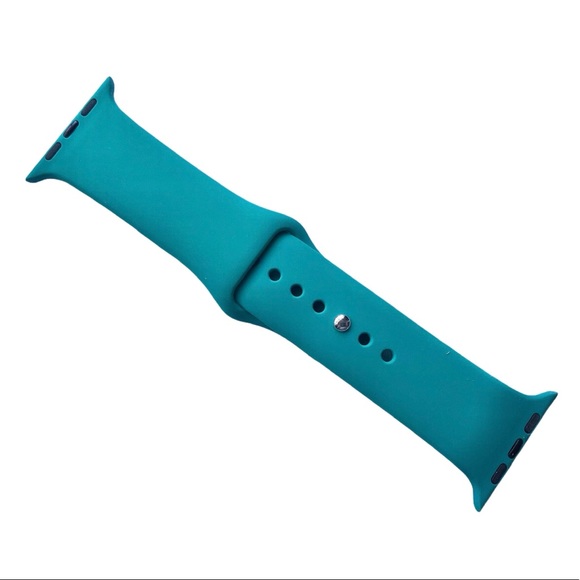 5/$20 NEW TEAL Silicone Sport Band Apple Watch 44/45/49 mm S/M - Picture 2 of 8